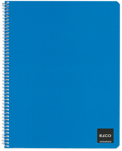 ELCO Cahier spiral quadr. 175x220mm 72882.07 blanc, 70g, 4mm, ass. 50 flls.