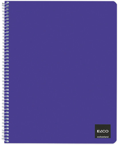 ELCO Cahier spiral quadr. 175x220mm 72882.07 blanc, 70g, 4mm, ass. 50 flls.