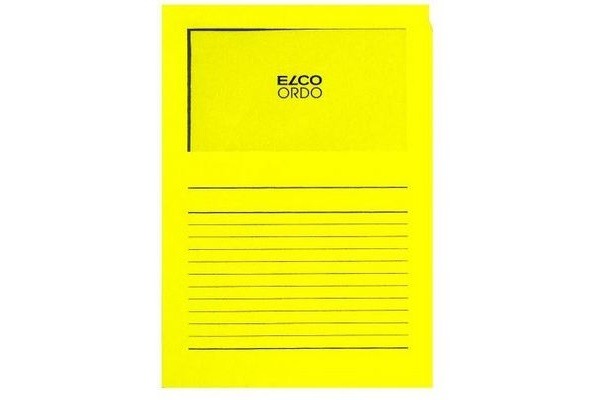 ELCO Dossier d'organ. Ordo A4 73695.72 classico, jaune 10 pièces