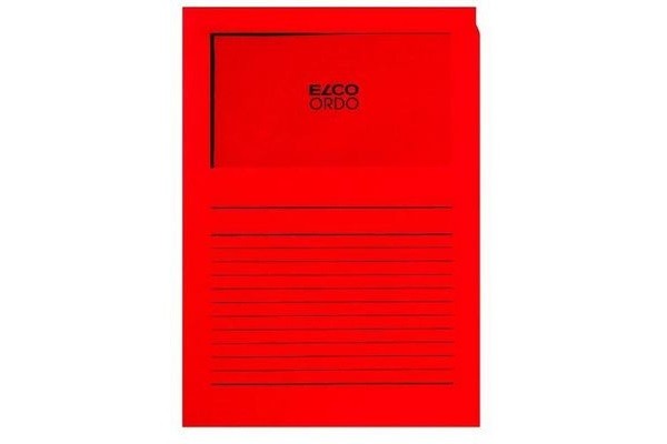 ELCO Dossier d'organ. Ordo A4 73695.92 classico, rouge 10 pièces