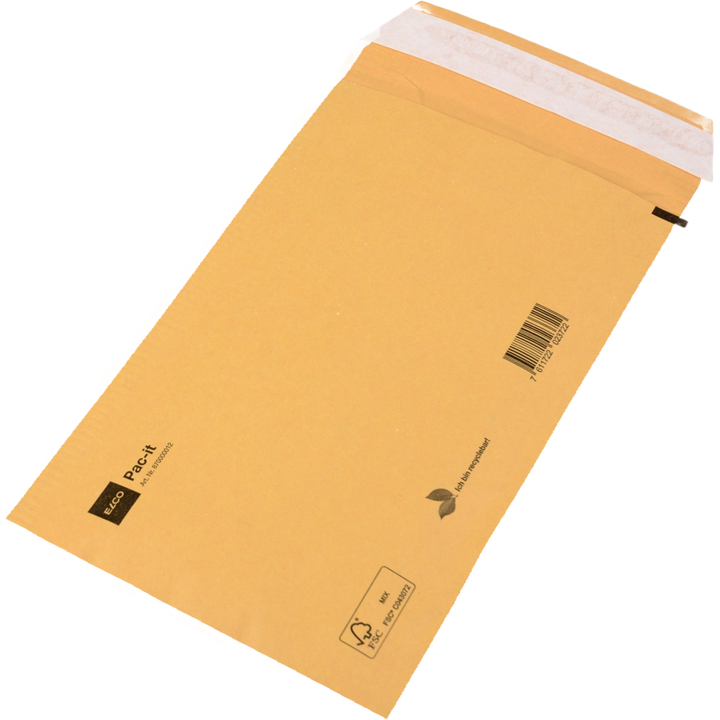 photo ELCO Pochette en papier 870000012 140x225mm, marron 200 pièces