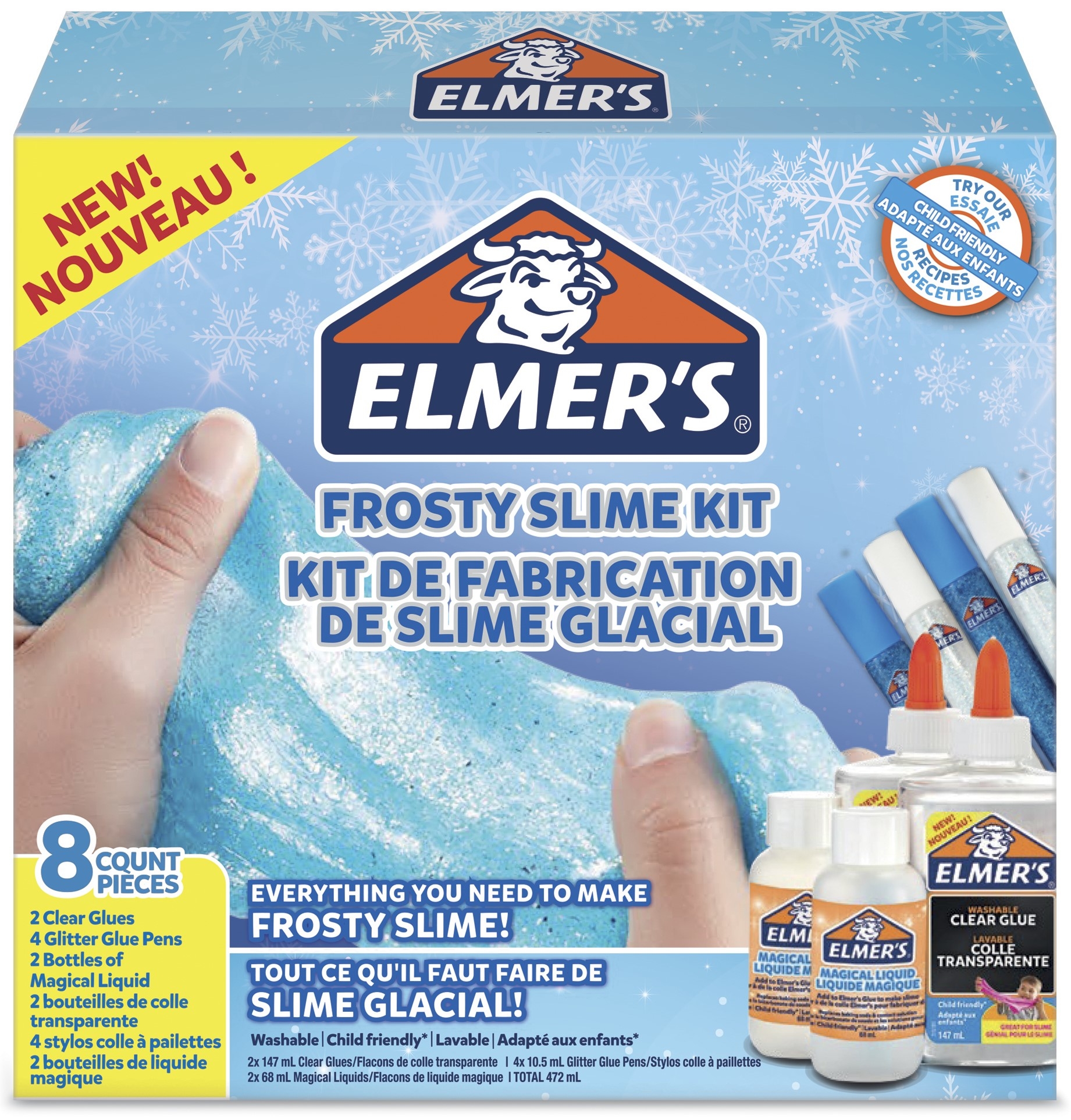 ELMERS Slime Kit Frosty 2077254 8 pcs. 8 pcs.