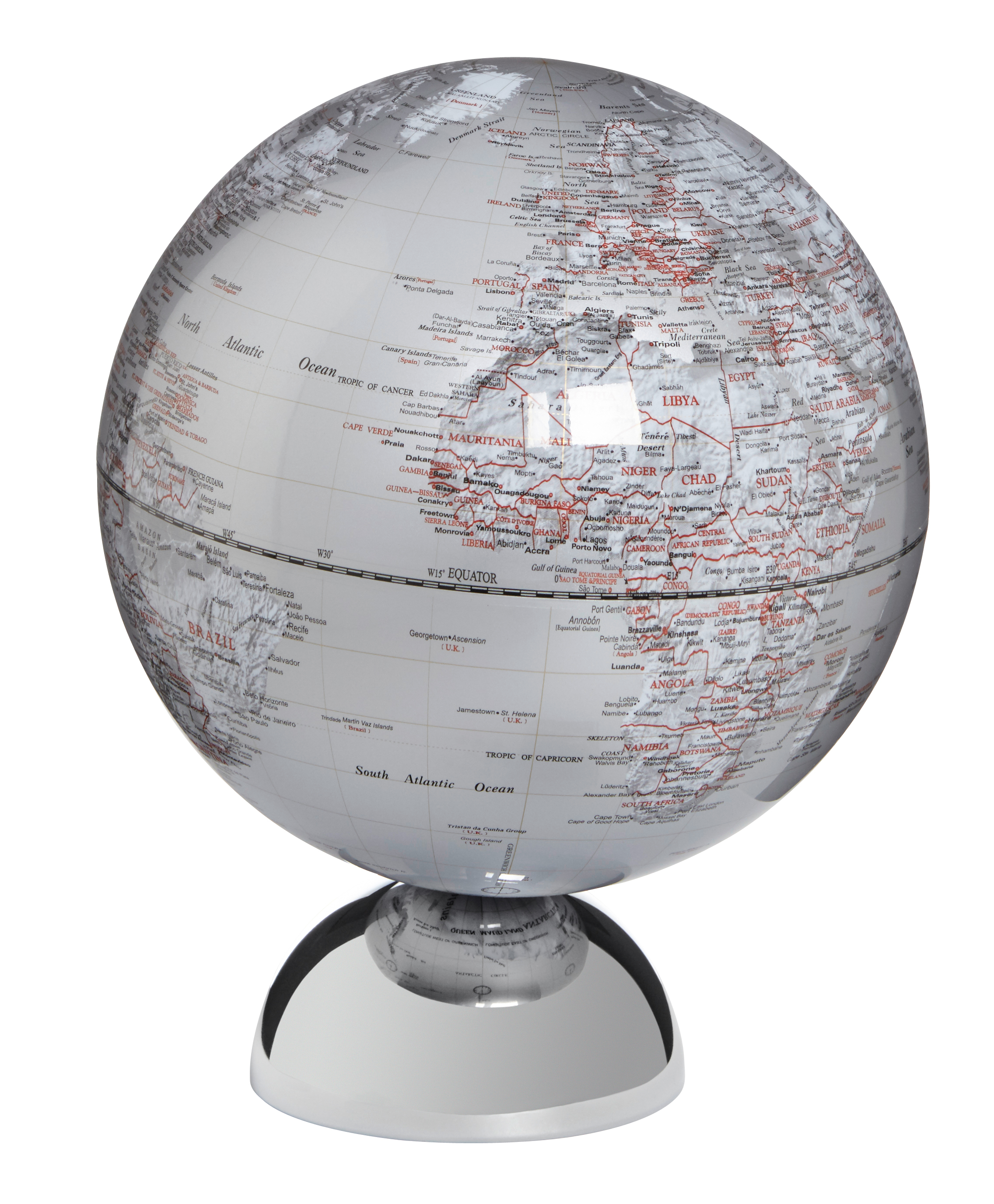 Globus ANDROMEDA SE-0827 Höhe 31, Ø 24cm silber