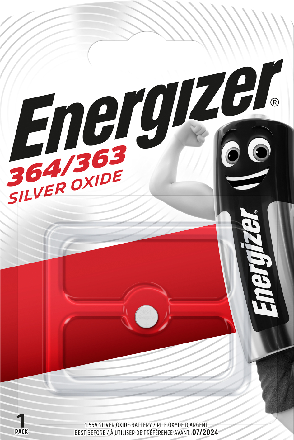 ENERGIZER Pile bouton E300783002 364/363, 1 pièce