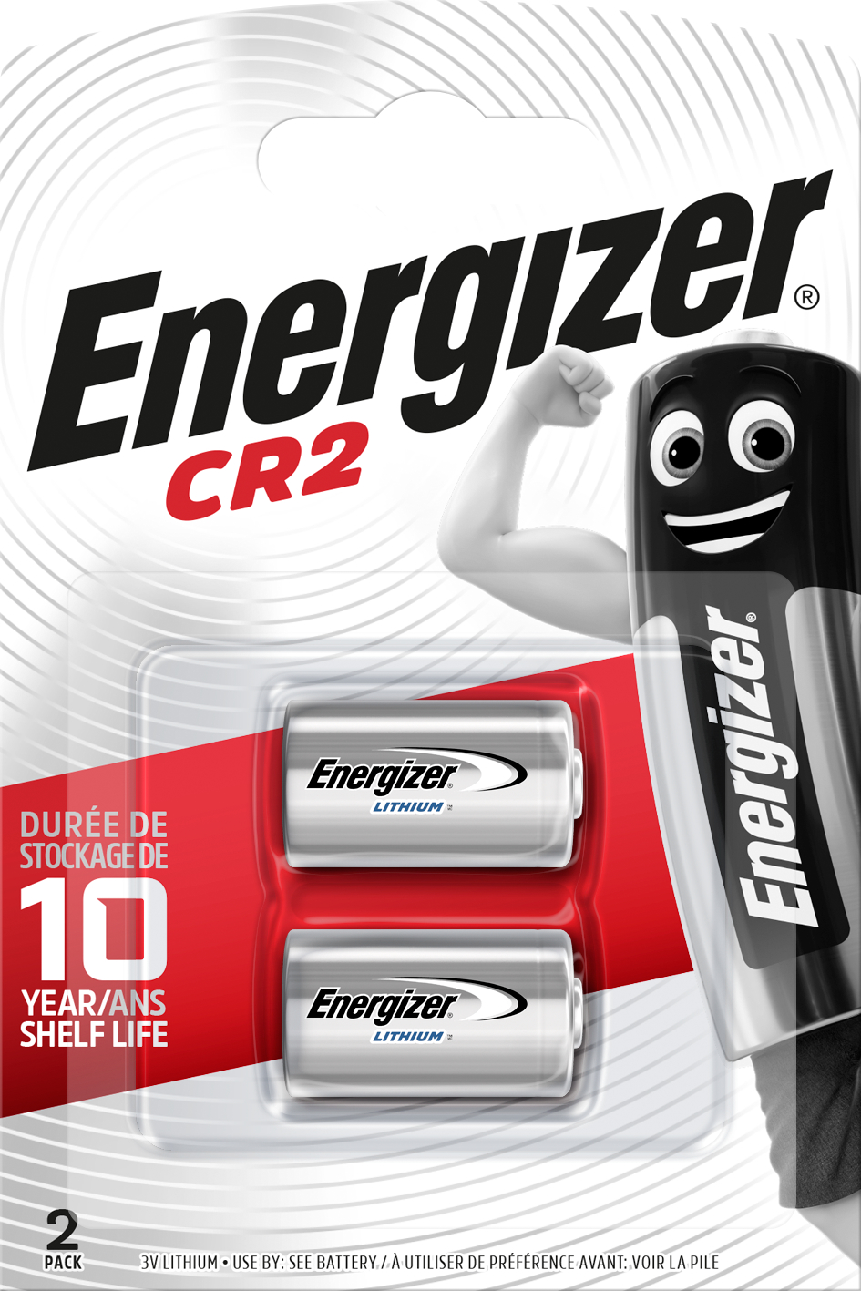 ENERGIZER Pile E300783802 CR2, 2 pièces CR2, 2 pièces
