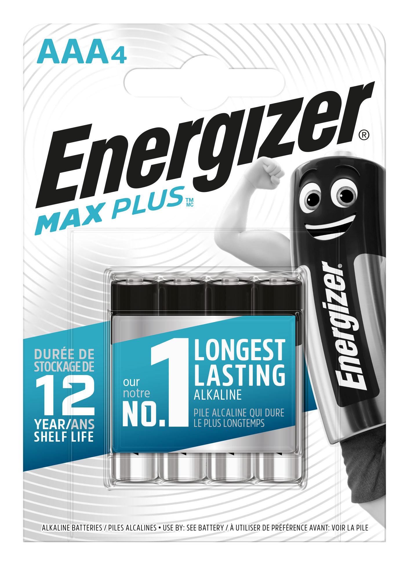 ENERGIZER Pile Max Plus 1,5V E301321404 Micro 1300 mAh 4 pcs.