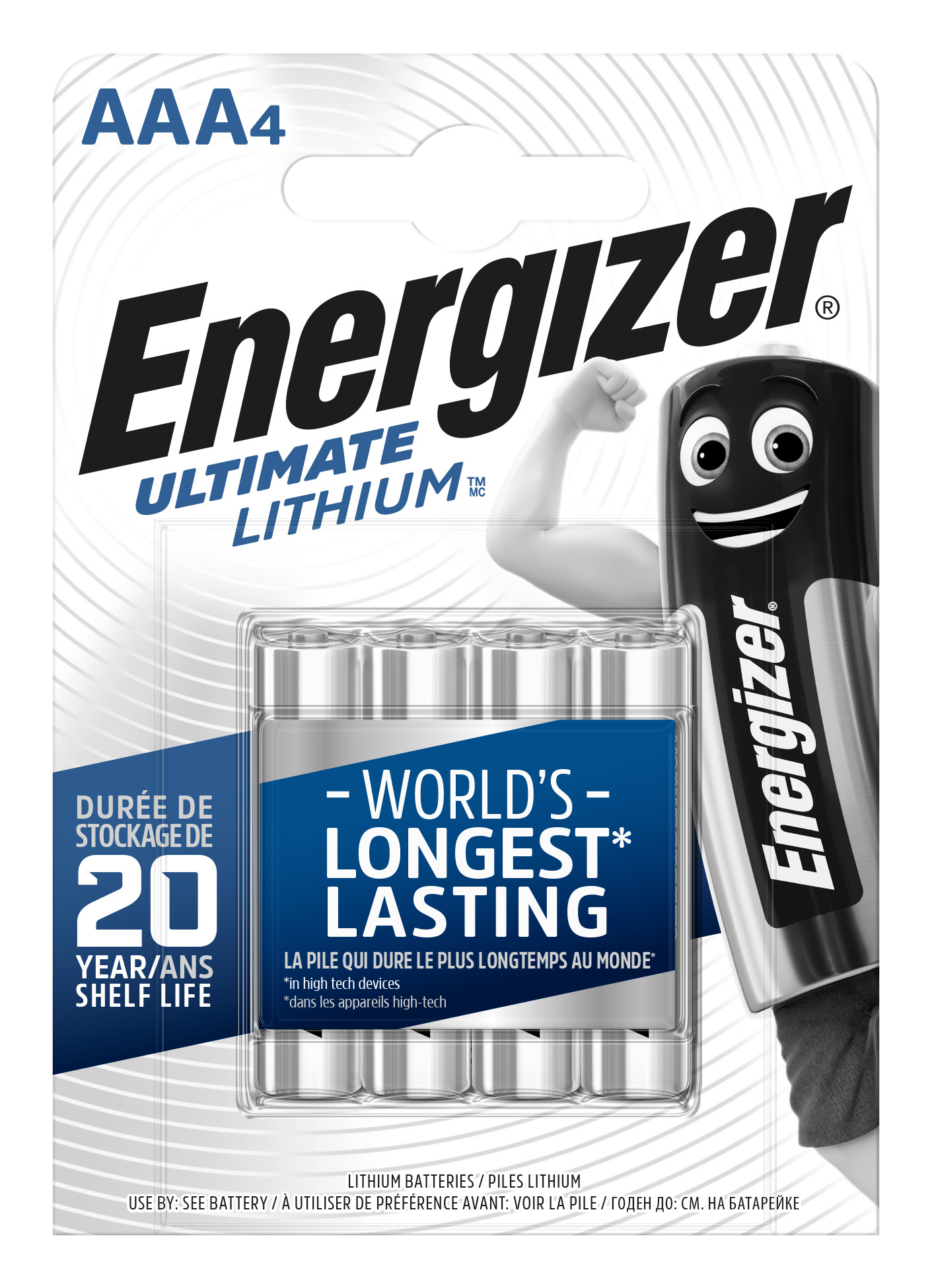 ENERGIZER Piles Ultimate AAA 1.5V E301535702 4 pcs.