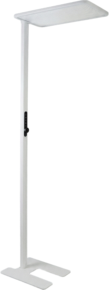 photo ENOVALITE Lampadaire Up&Down ELED700112 blanc, dimmable, avec capteur