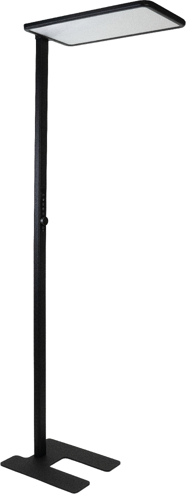 photo ENOVALITE Lampadaire Up&Down ELED700113 noir, dimmable, avec capteur