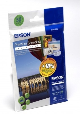 EPSON Premium Semigl. Photo 10x15cm S041765 InkJet 251g 50 feuilles InkJet 251g 50 feuilles