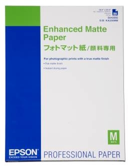 EPSON Enhanced Matte Paper A2 S042095 Stylus Pro 4000 192g 50 Blatt