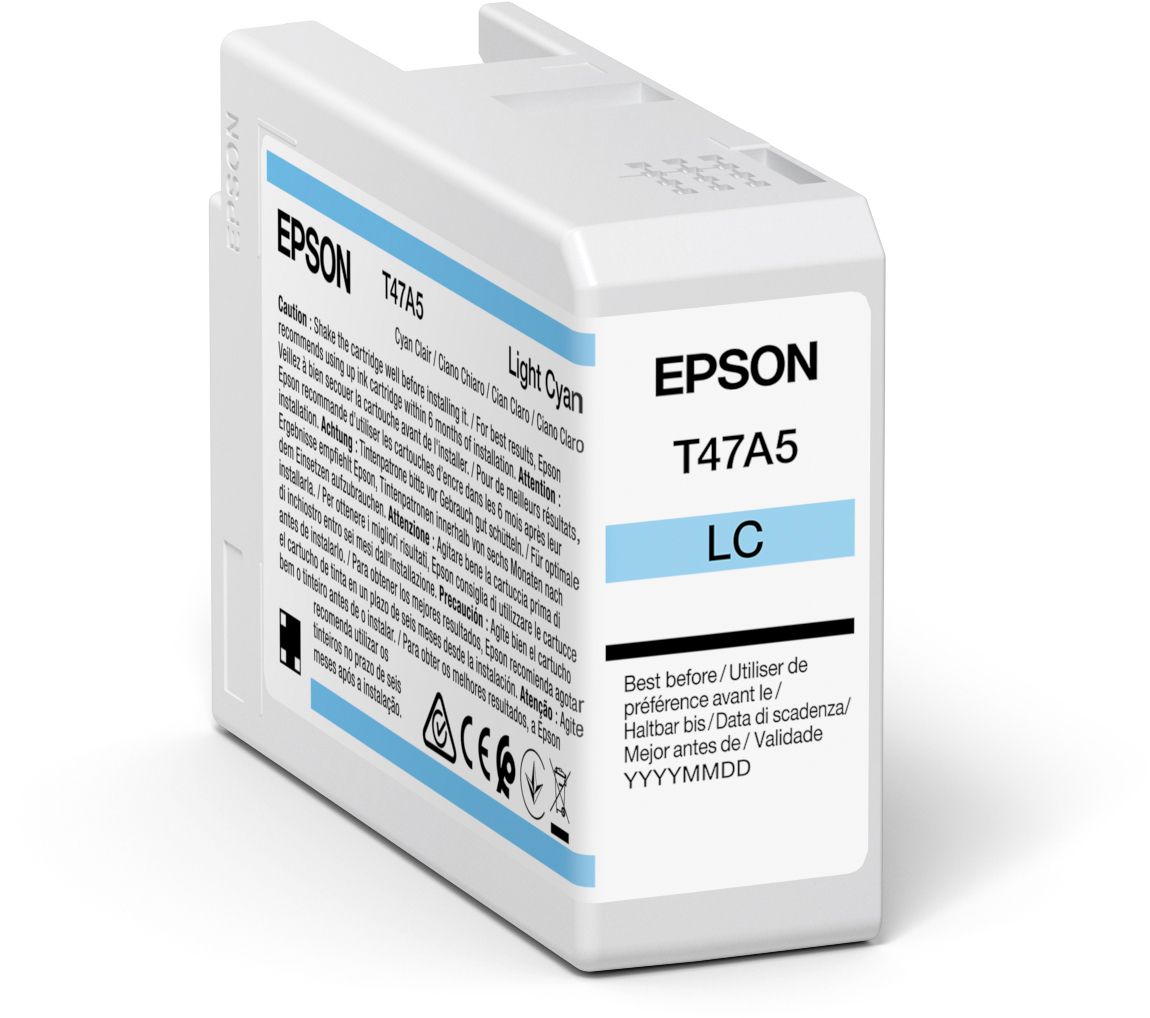 photo EPSON Cart. d'encre light cyan T47A500 SureColor SC-P900 50ml