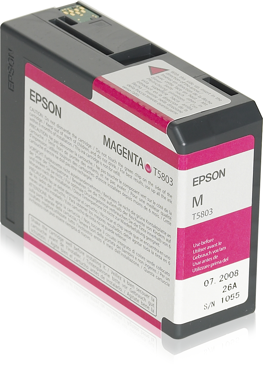 photo EPSON Cart. d'encre magenta T580300 Stylus Pro 3800 80ml