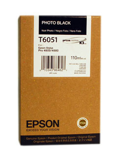 photo EPSON Cartouche d'encre photo black T605100 Stylus Pro 4880 110ml