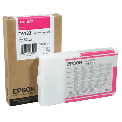 photo EPSON Cartouche d'encre magenta T613300 Stylus Pro 4450 110ml