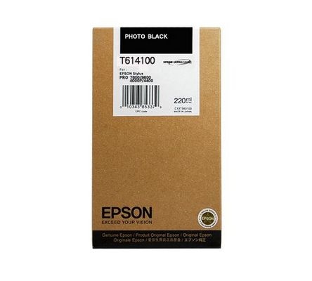 photo EPSON Cartouche d'encre photo noir T614100 Stylus Pro 4450 220ml