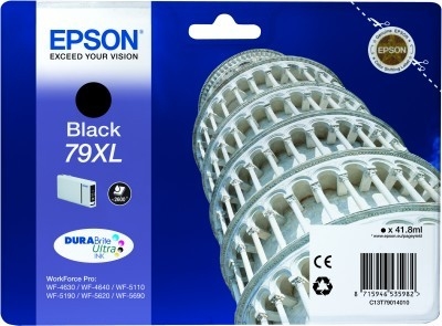 photo EPSON Cart. d'encre XL noir T790140 WF 5110/5620 2600 pages
