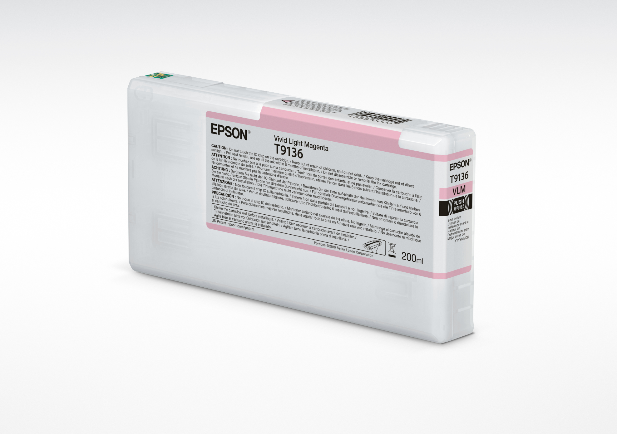 photo EPSON Cart. d'encre vivid light mag. T91360N SureColor SC-P5000 STD 200ml