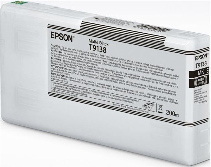 photo EPSON Cart. d'encre matte noir T91380N SureColor SC-P5000 STD 200ml