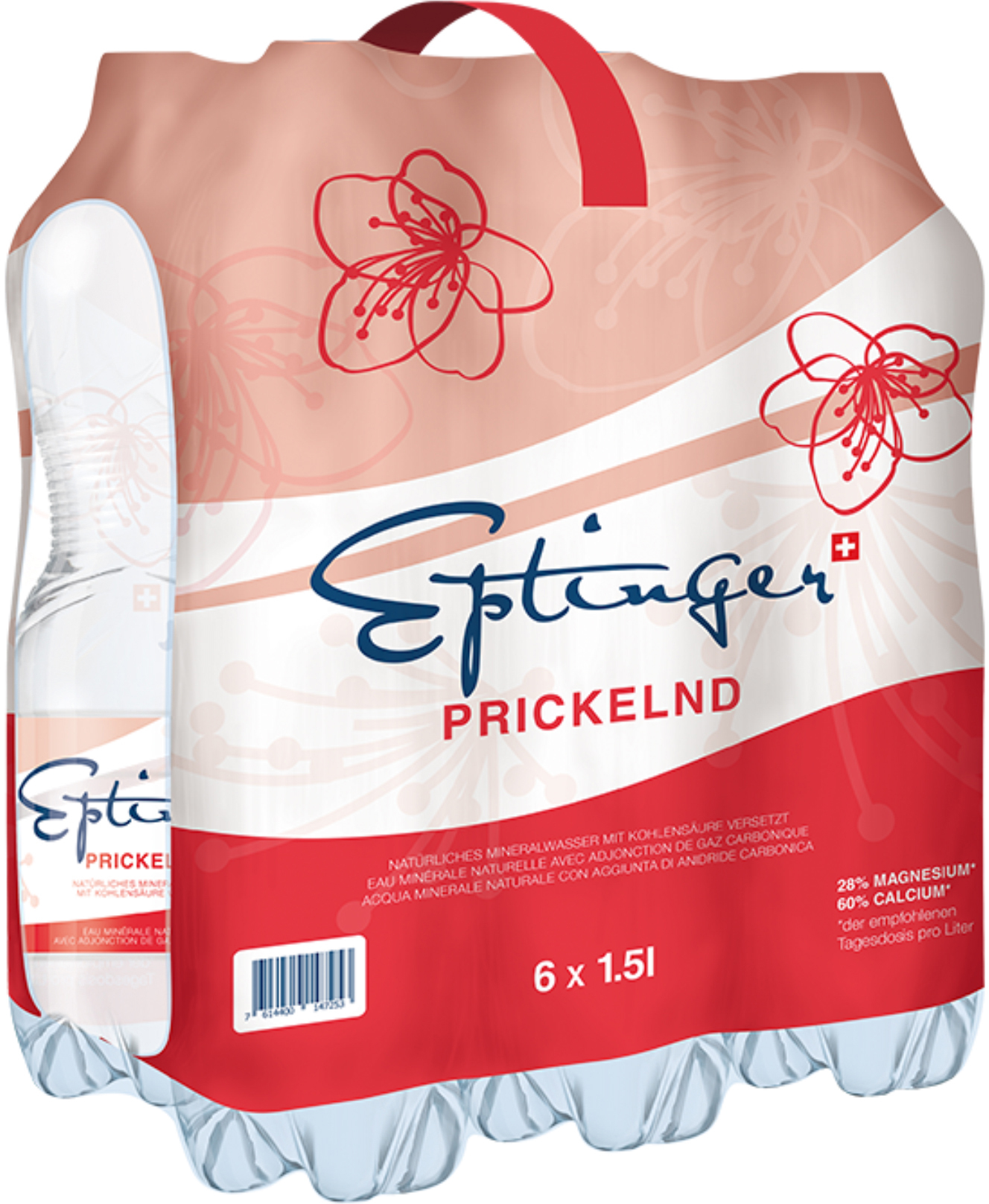photo EPTINGER rouge, gazéifié, Pet 1009 150 cl, 6 pcs.