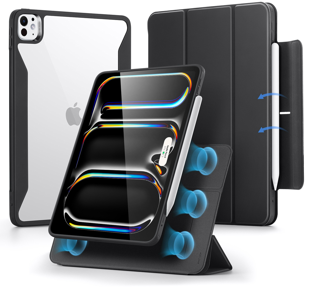 photo ESR Rebound Hybrid Case 360 1B1990103 iPad Pro 11 , 2024, Black