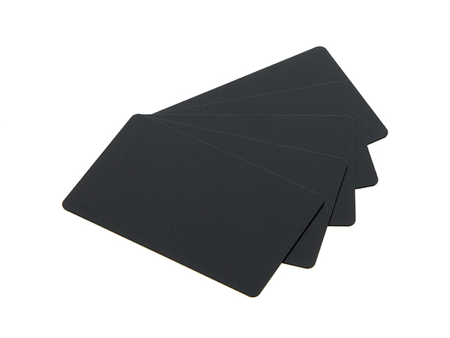 EVOLIS Cartes en plasique noir C8001 100 pcs.