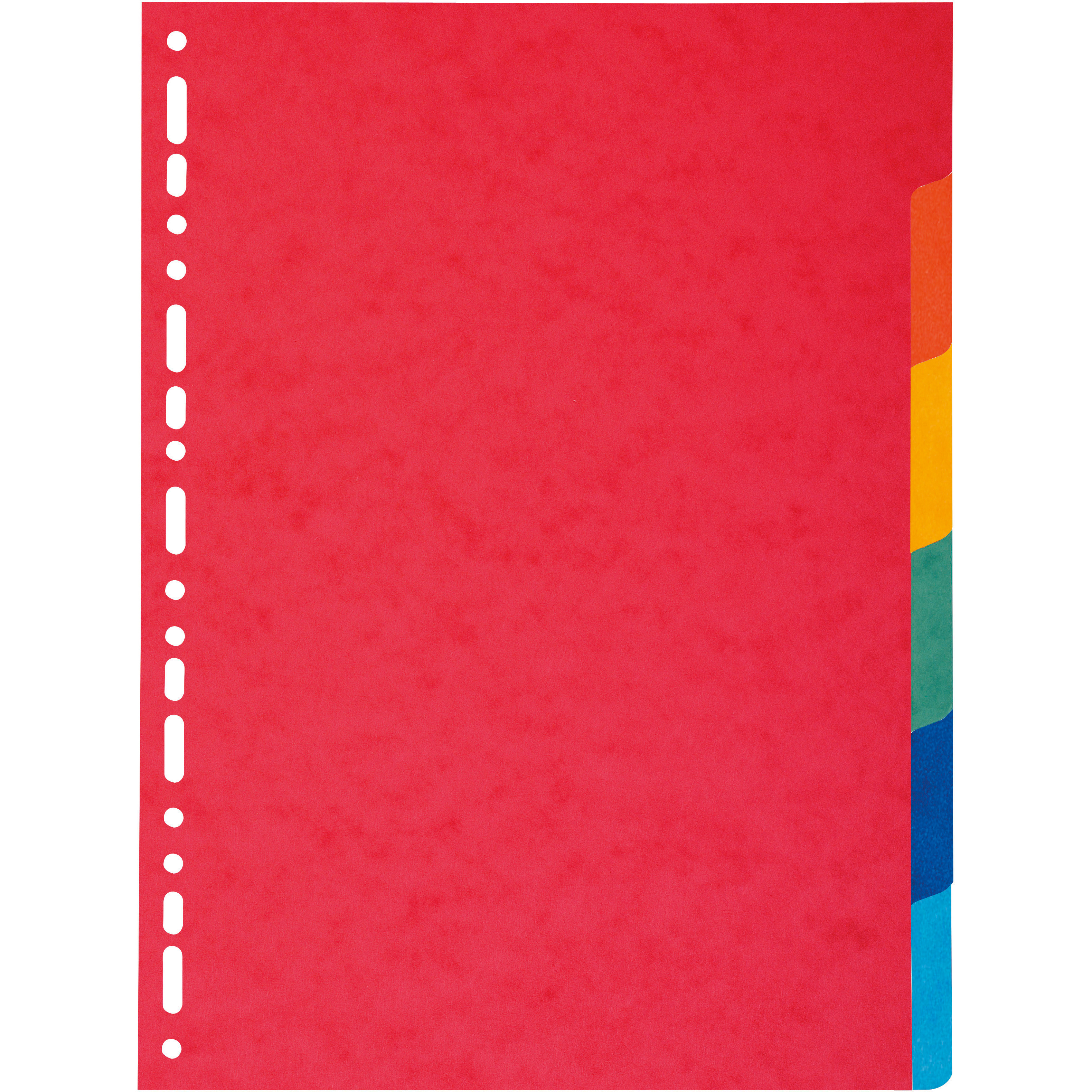 photo EXACOMPTA Répertoires carton A4 2006E recyclage coloré 6 pièces