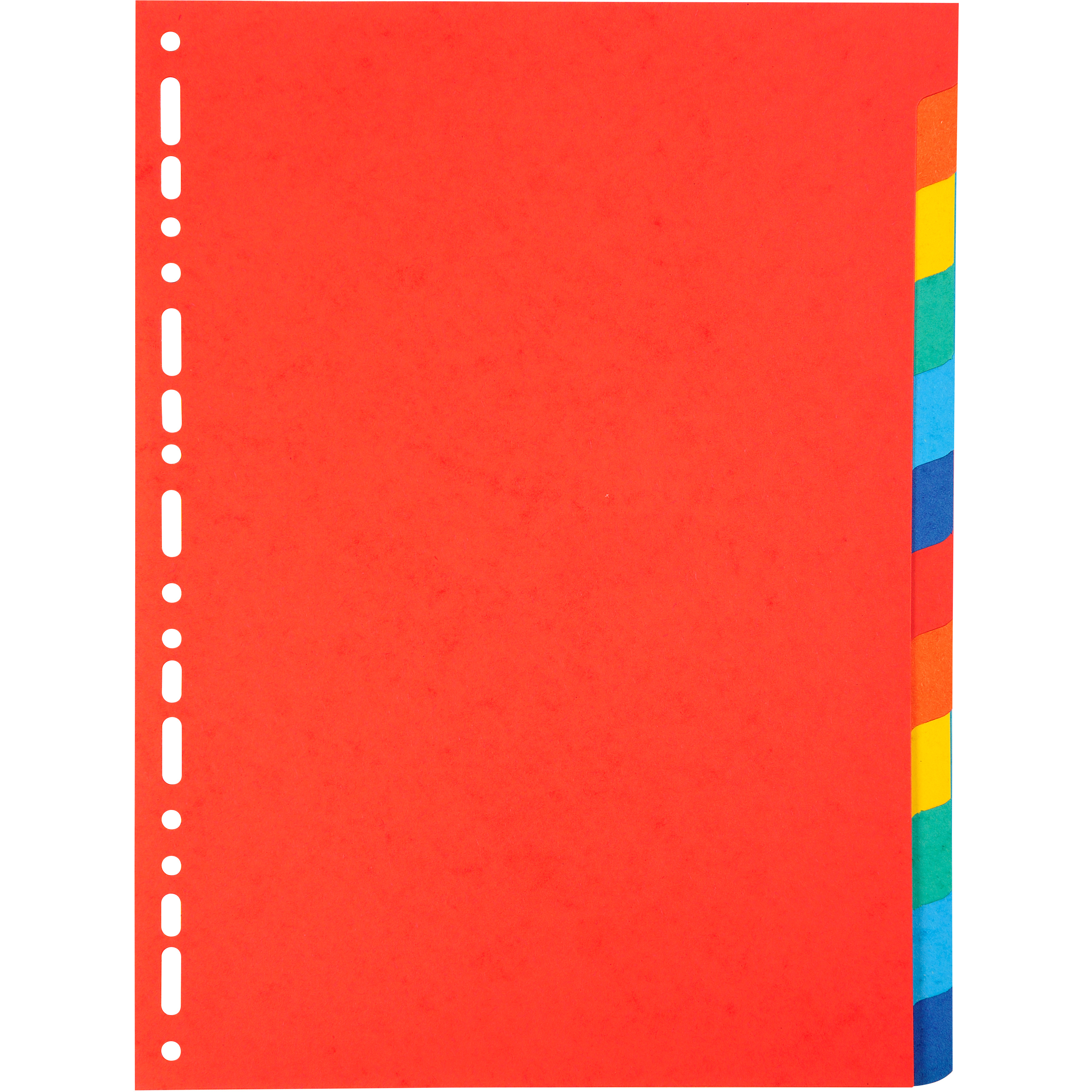 photo EXACOMPTA Répertoires carton A4 2012E recyclage coloré 12 pièces