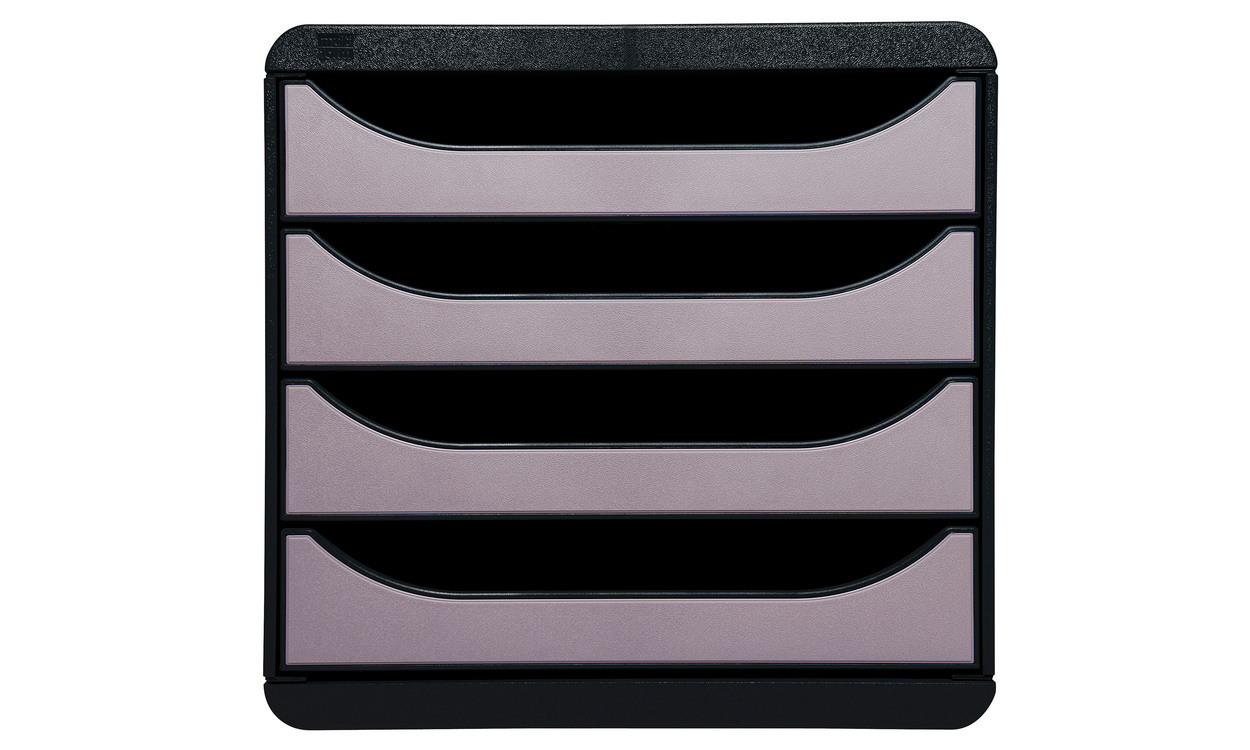 EXACOMPTA Set tiroirs noir 310438D 4 comp.