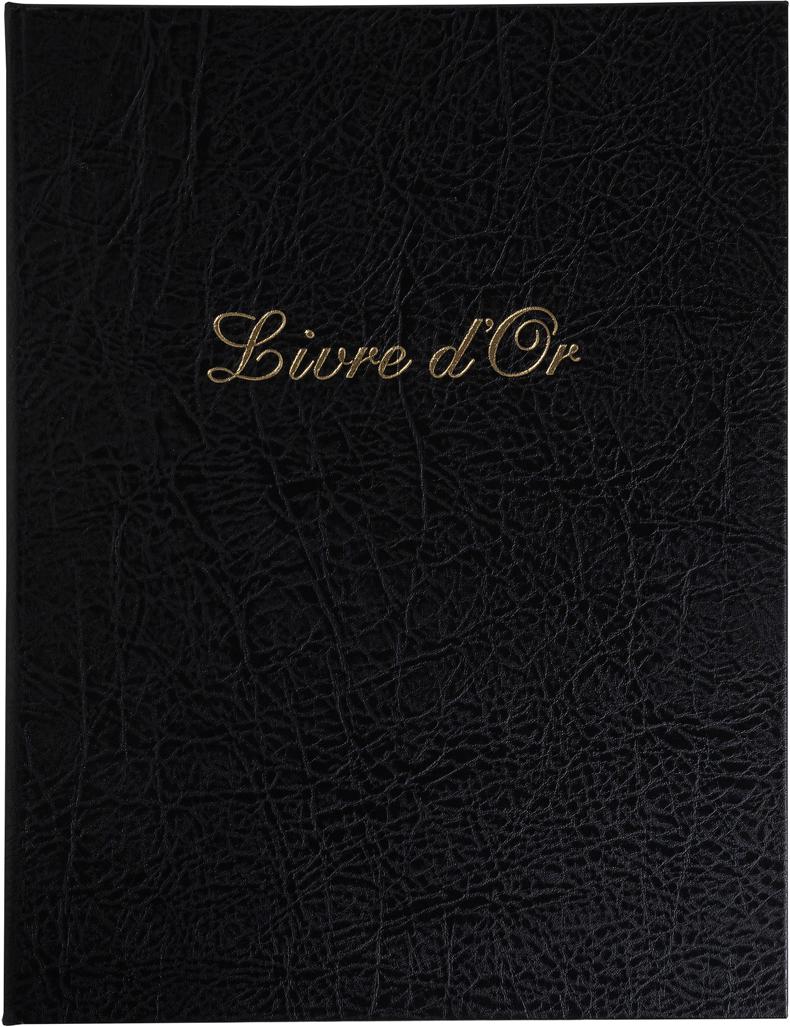 photo EXACOMPTA Livre d'or Balacron 27x22cm 4981E Noir 50 pages, blanc