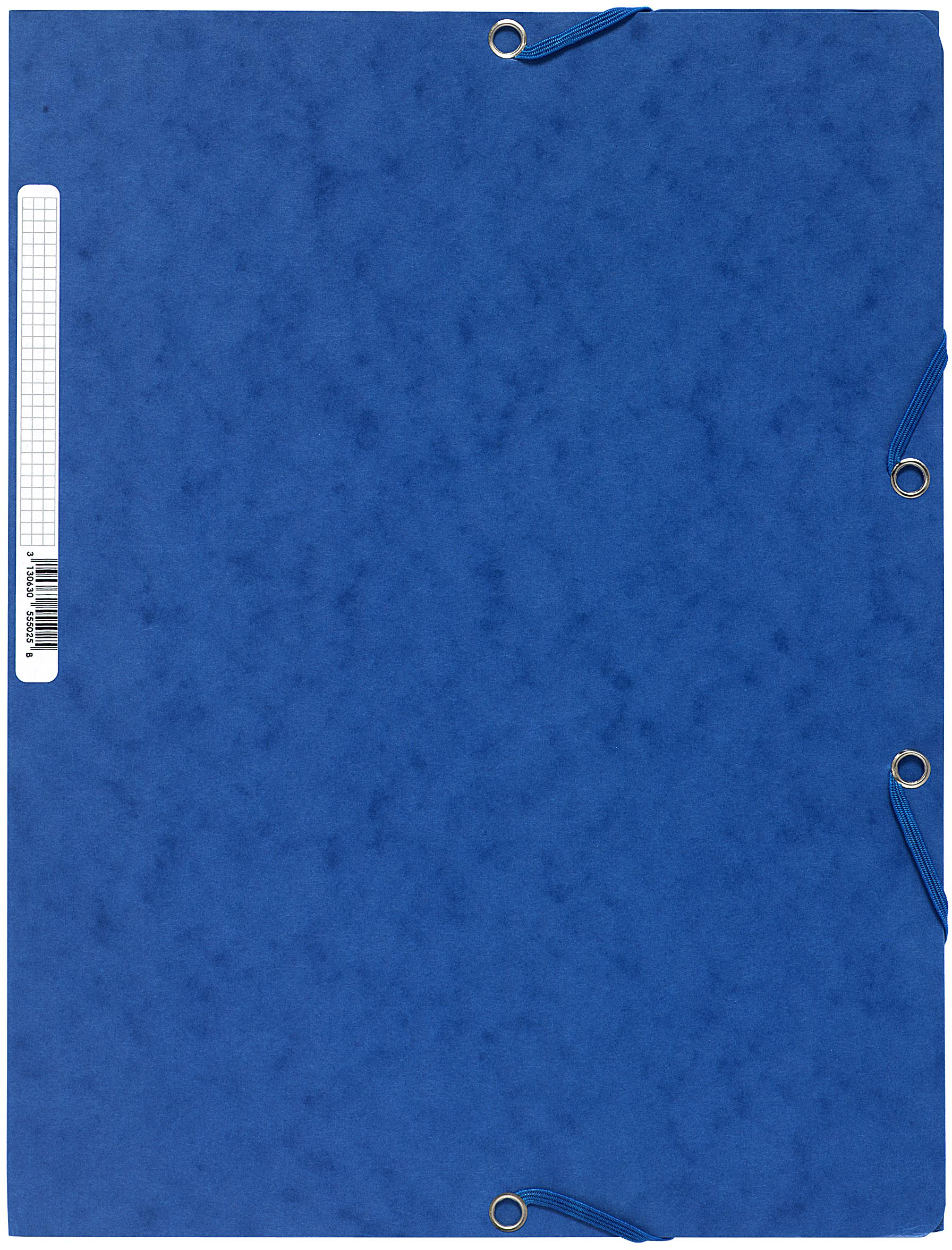 EXACOMPTA Pochette à élastique A4 55502E bleu bleu