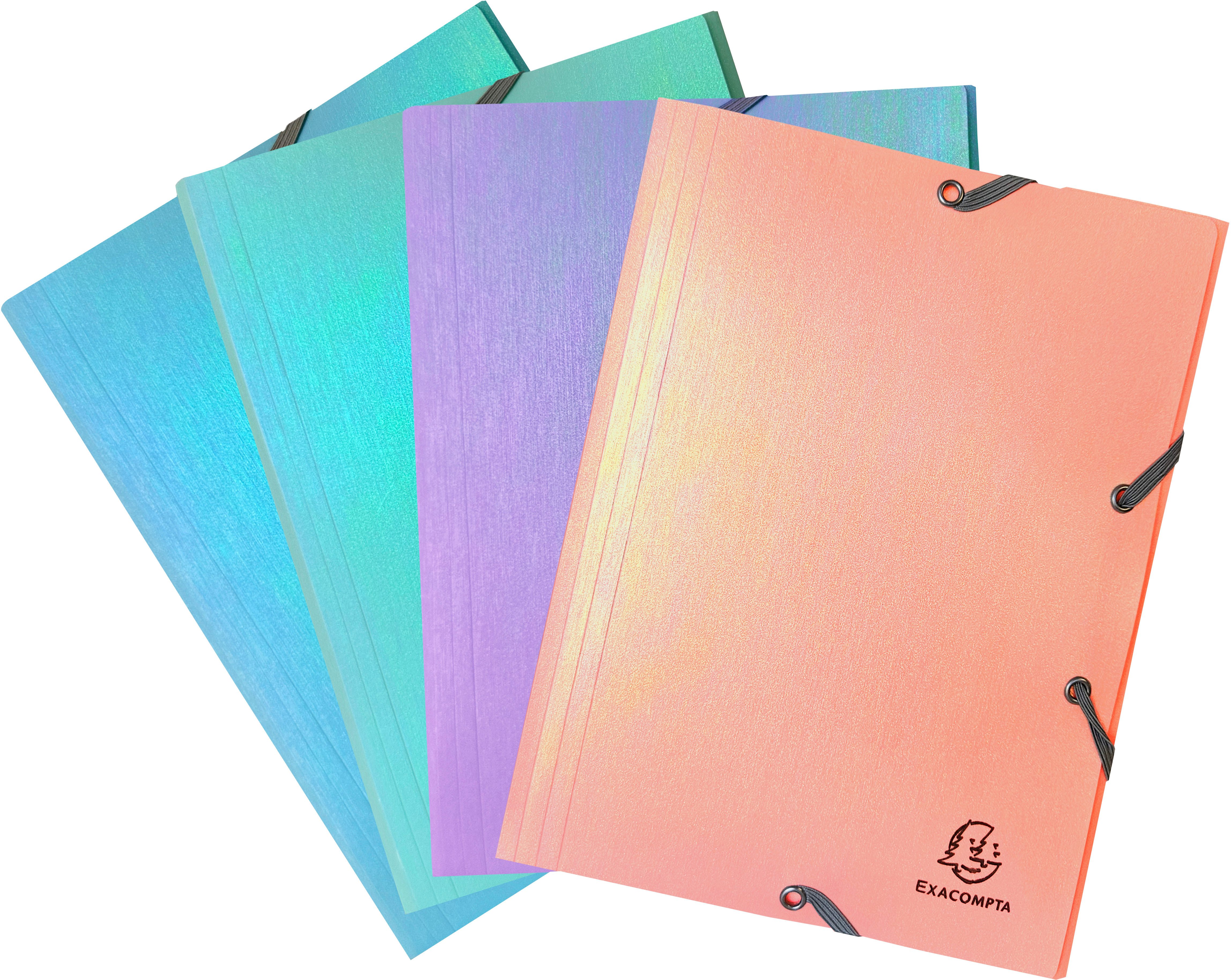photo EXACOMPTA Classeur à élastique A5 56130E Candy Tidy, assortiment