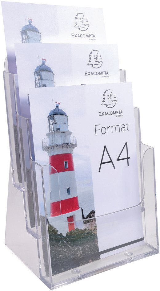 EXACOMPTA Porte brochure A4 74158D transparent 155x237x339mm