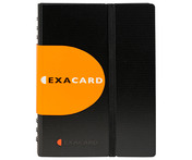 EXACOMPTA Livre cartes visite 145x220mm 75034E noir 120 cartes