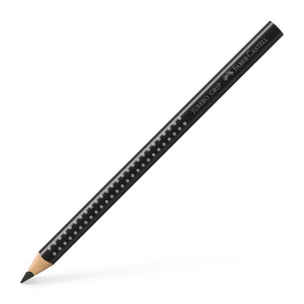 FABER-CASTELL Crayons Jumbo GRIP 110999 noir