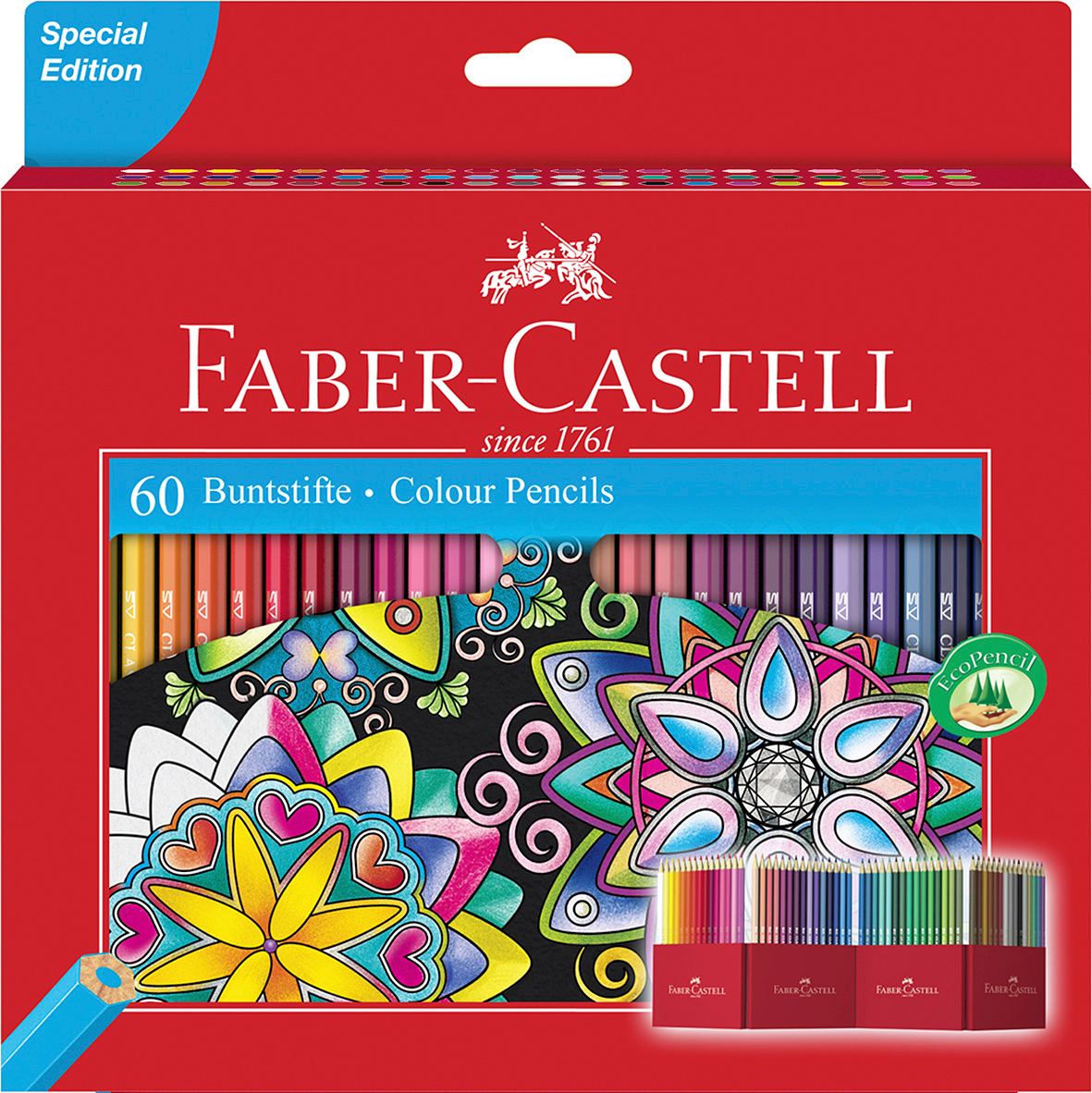 FABER-CASTELL Crayon de couleur Castle 111260 60 pcs, Set 60 pcs, Set