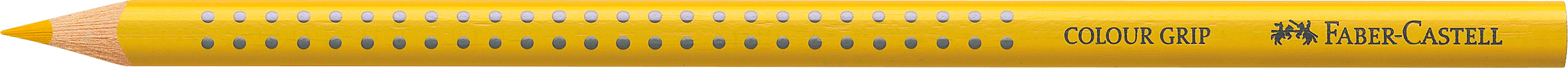 FABER-CASTELL Crayon de couleur Colour Grip 112408 jaune jaune