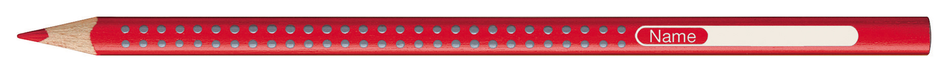 FABER-CASTELL Crayon de couleur Colour Grip 112421 rouge
