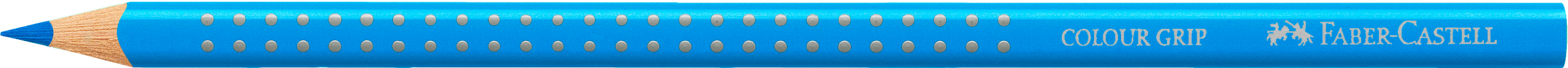FABER-CASTELL Crayon de couleur Grip 112427 neon bleu