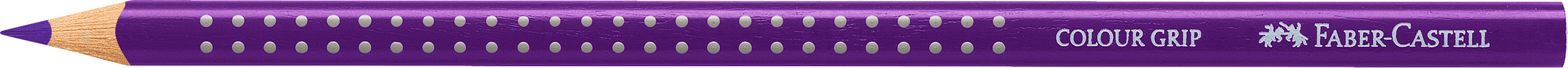 FABER-CASTELL Crayon de couleur Colour Grip 112428 violet violet