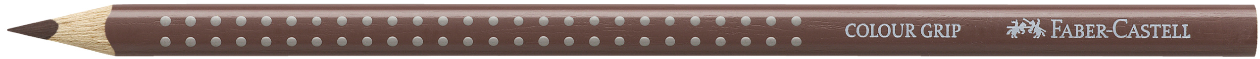 FABER-CASTELL Crayon de couleur Colour Grip 112476 van dyck brun