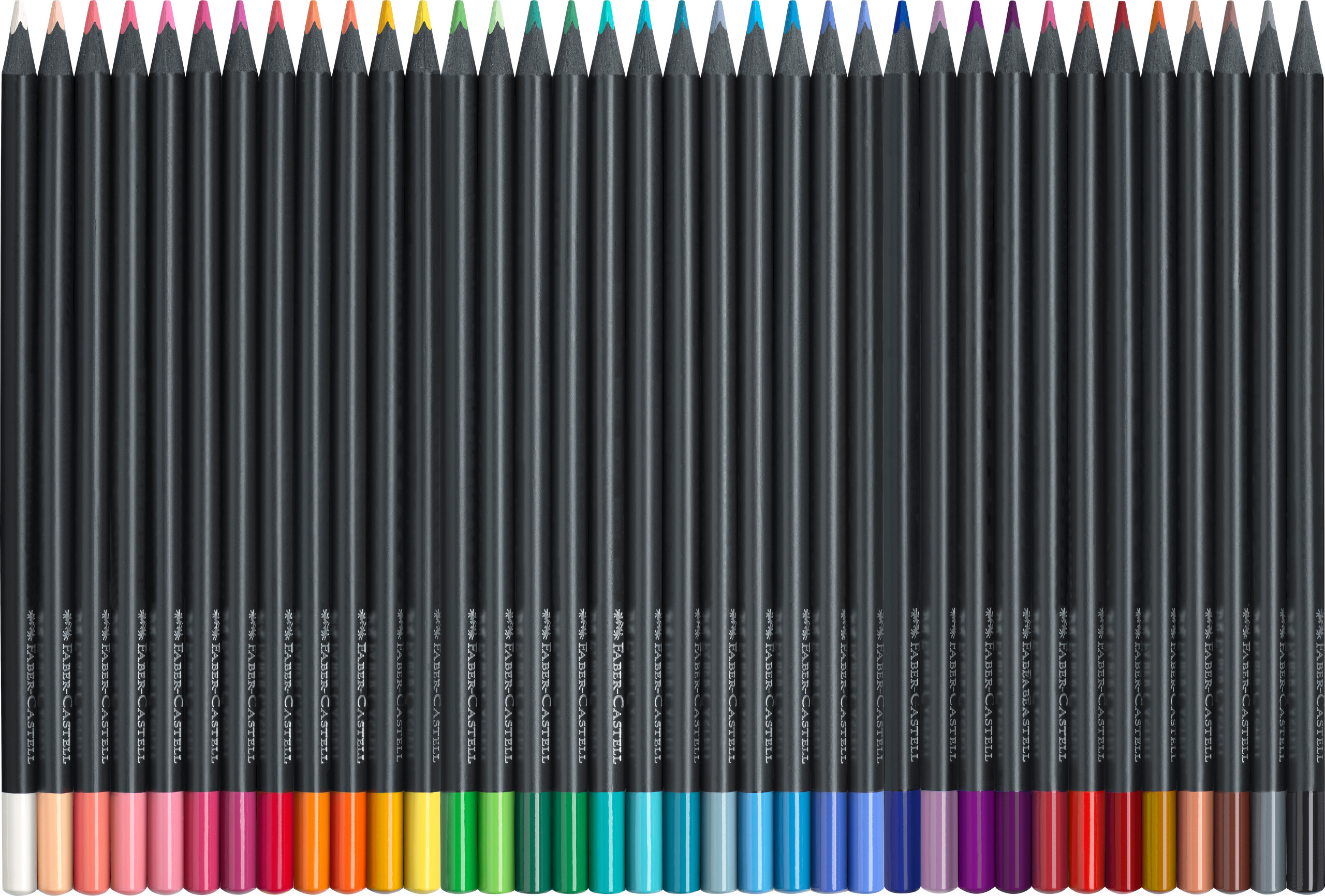 FABER-CASTELL Crayon de couleur Black 116436 Couleurs neon ass. 36 pcs.