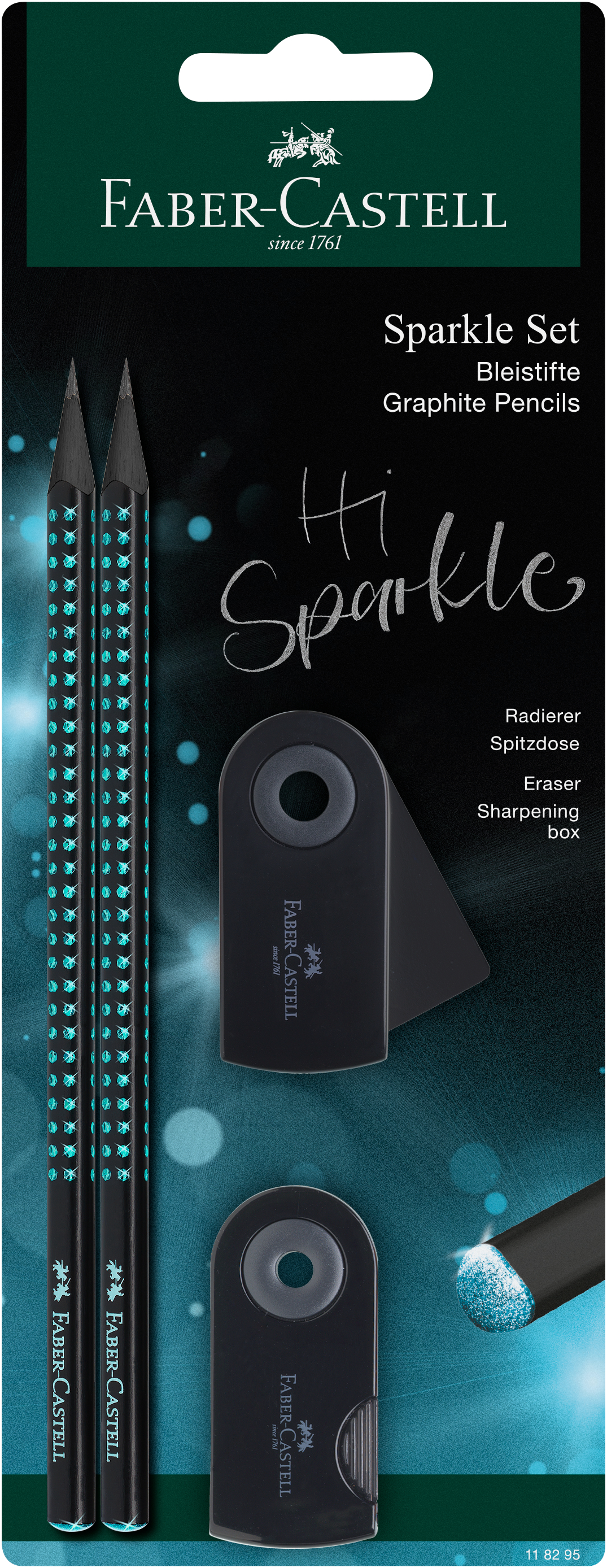 photo FABER-CASTELL Set d'écriture Sparkle 118295 Midnight ocean