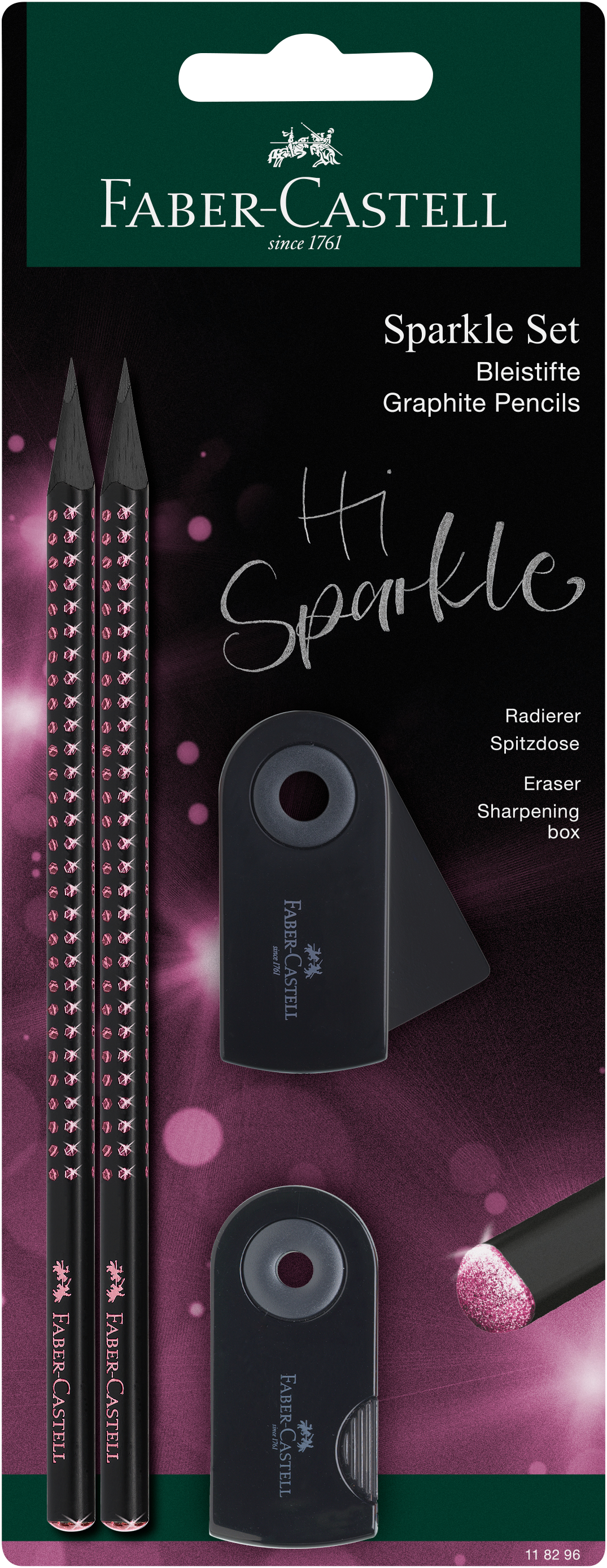 photo FABER-CASTELL Set d'écriture Sparkle 118296 Midnight rose
