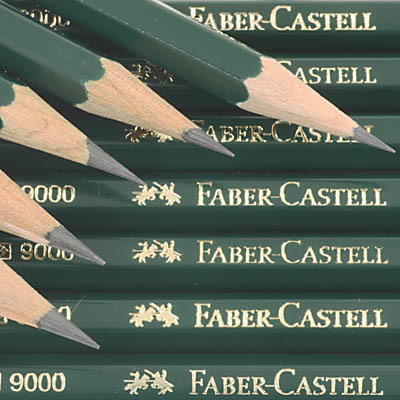 FABER-CASTELL Crayon CASTELL 9000 2B 119002