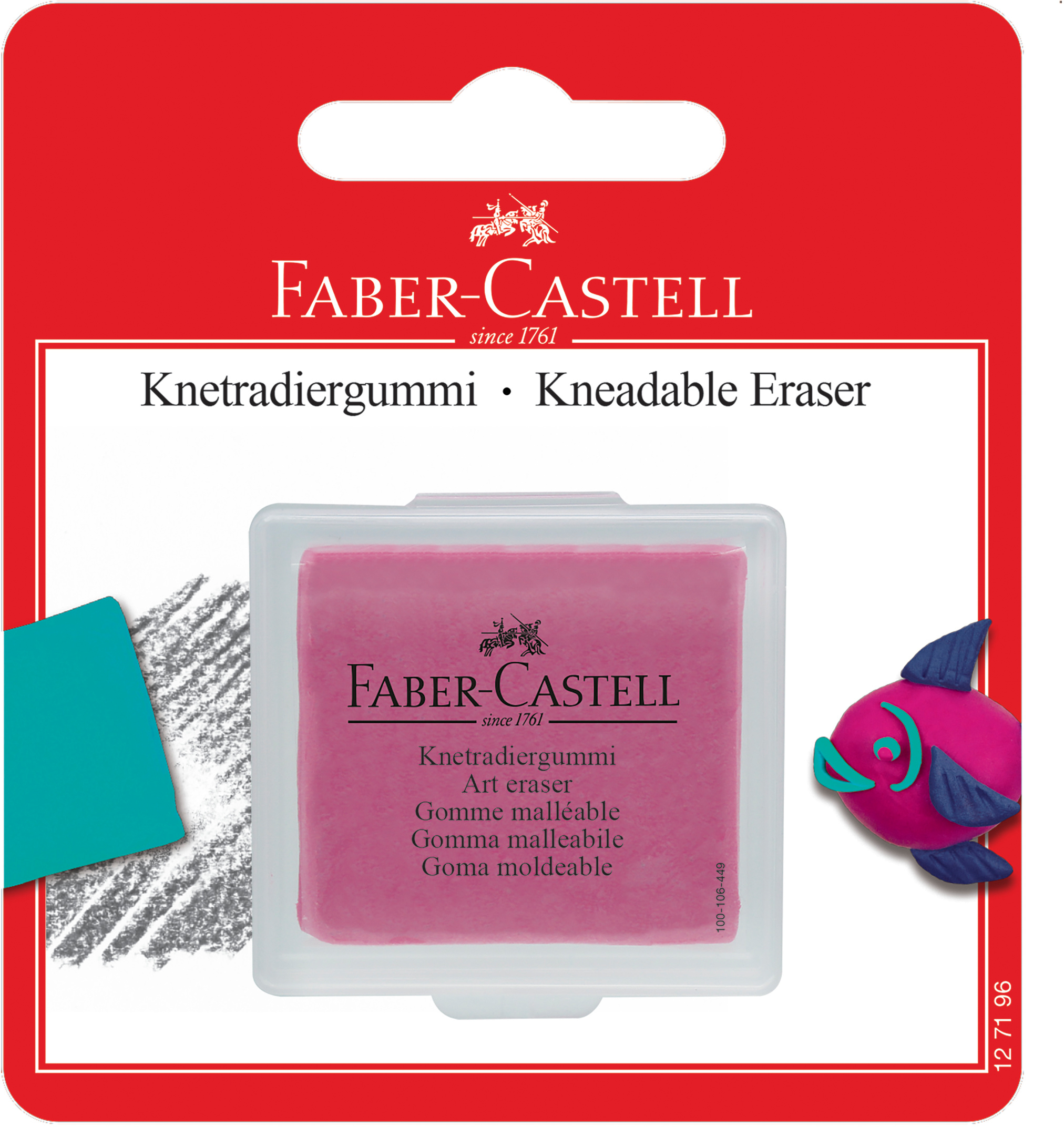 FABER-CASTELL Gomme Art Eraser 127196 ass.