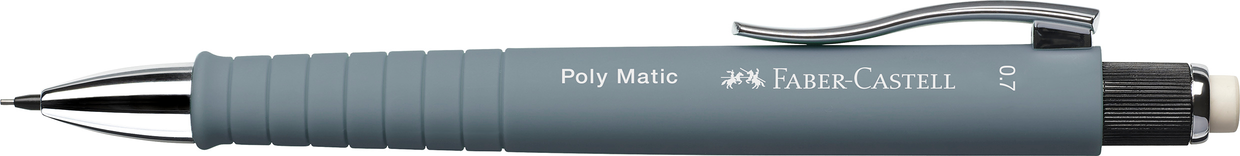 FABER-CASTELL Porte-mine Poly Matic 0.7mm 133388 gris