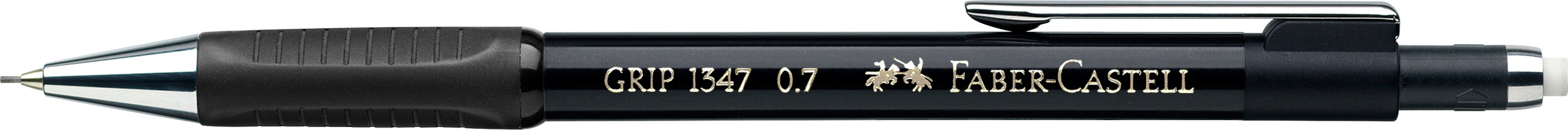 FABER CASTELL Druckbleistift Grip 0.7mm schwarz<br>