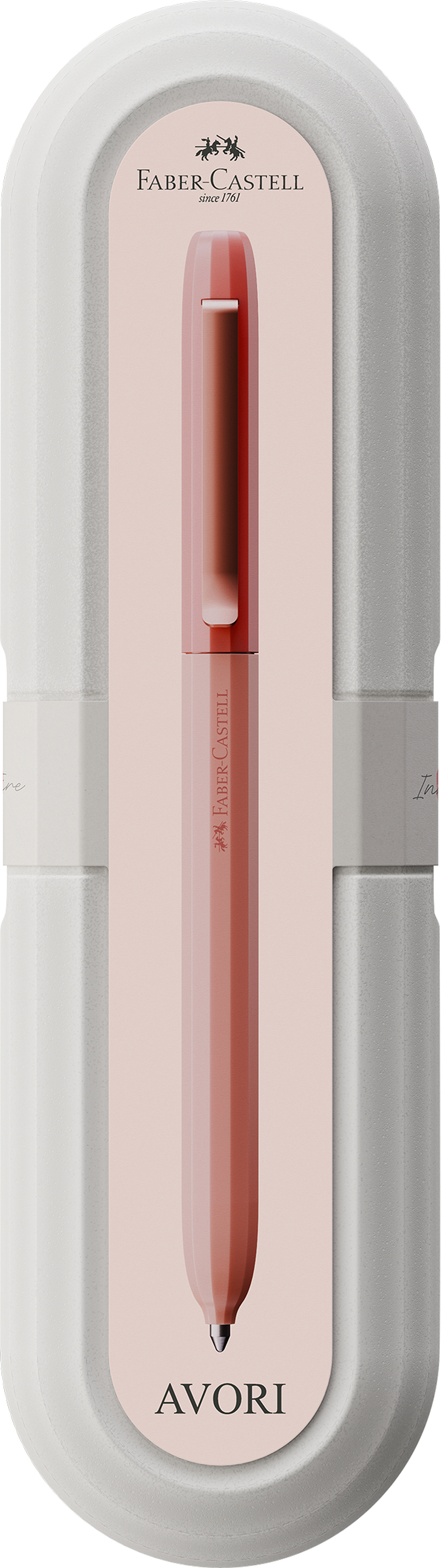 photo FABER-CASTELL Stylo à bille Avori XB 140664 Inner Fire