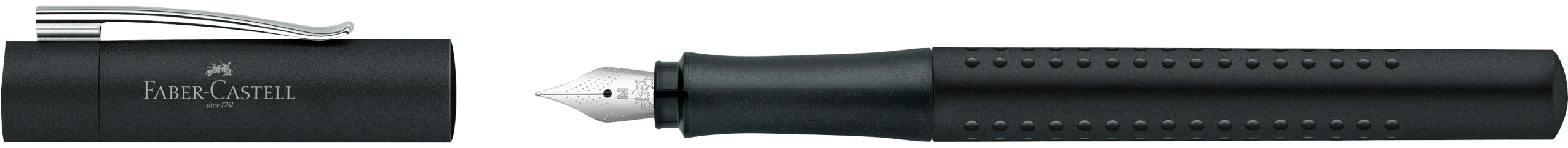 FABER-CASTELL Stylo plume Grip 2011 M 140901 noir noir